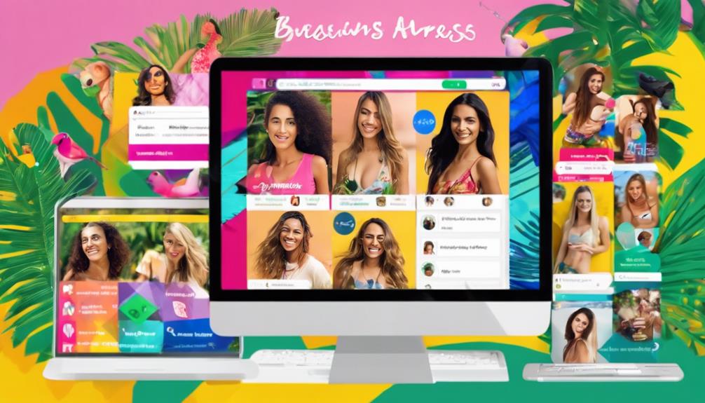 meeting brazilian girls online