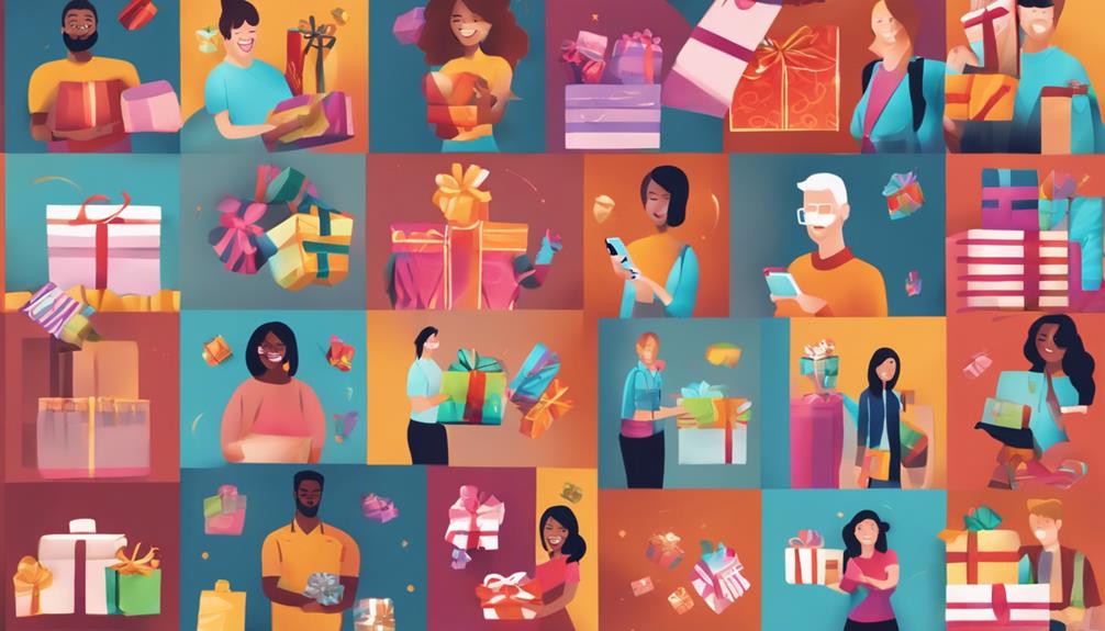 virtual gift giving online experience