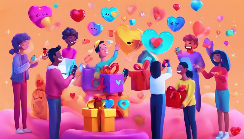 virtual gift giving trend